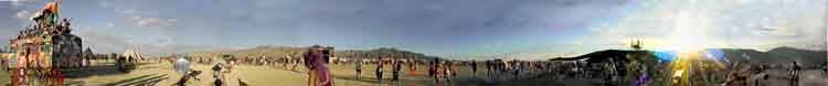 Burning Man Panorama